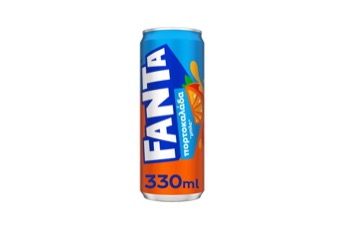 Fanta πορτοκαλάδα μπλε 330ml — Route Souvlaki