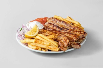 Πανσέτακι χοιρινό μερίδα — Route Souvlaki